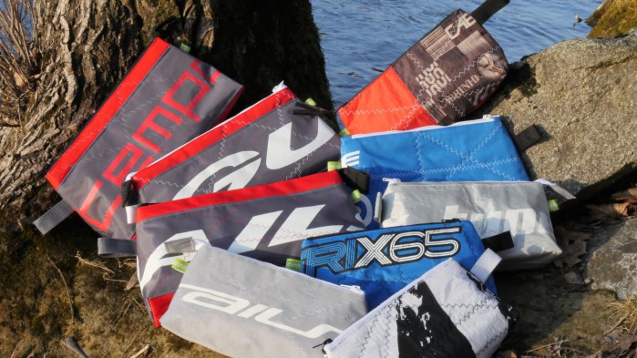 Geschenke für windsurfer, Geschenke für Kiter, Wind-Beutel, Upcycling Wind-Beutel